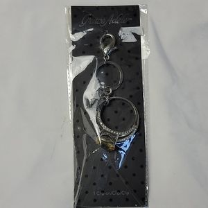 GRACE ADELE Bling Ring Purse Clip on NIP